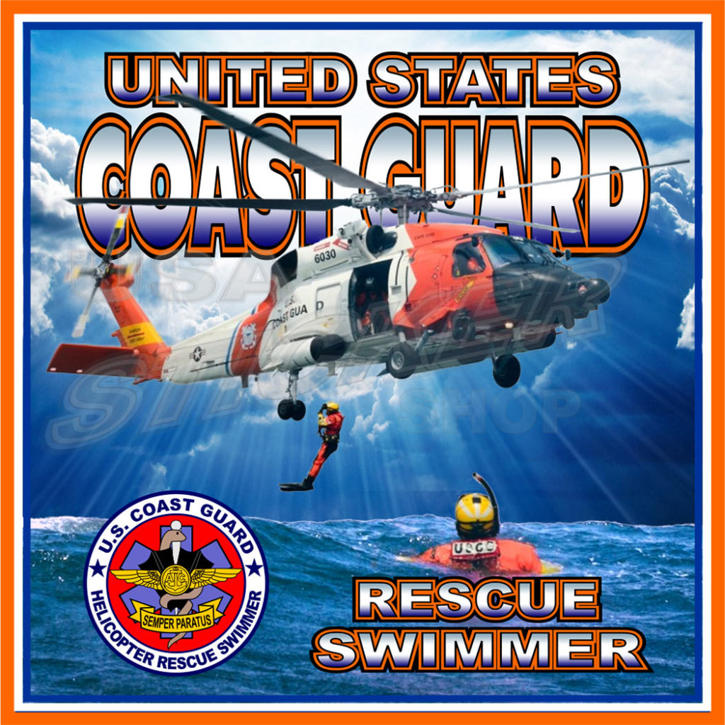 coast guard rescue swimmer t shirt