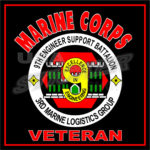 U.S. Marine Corps 9th Engineer Battalion Veteran Sticker - Item #M-093 ...