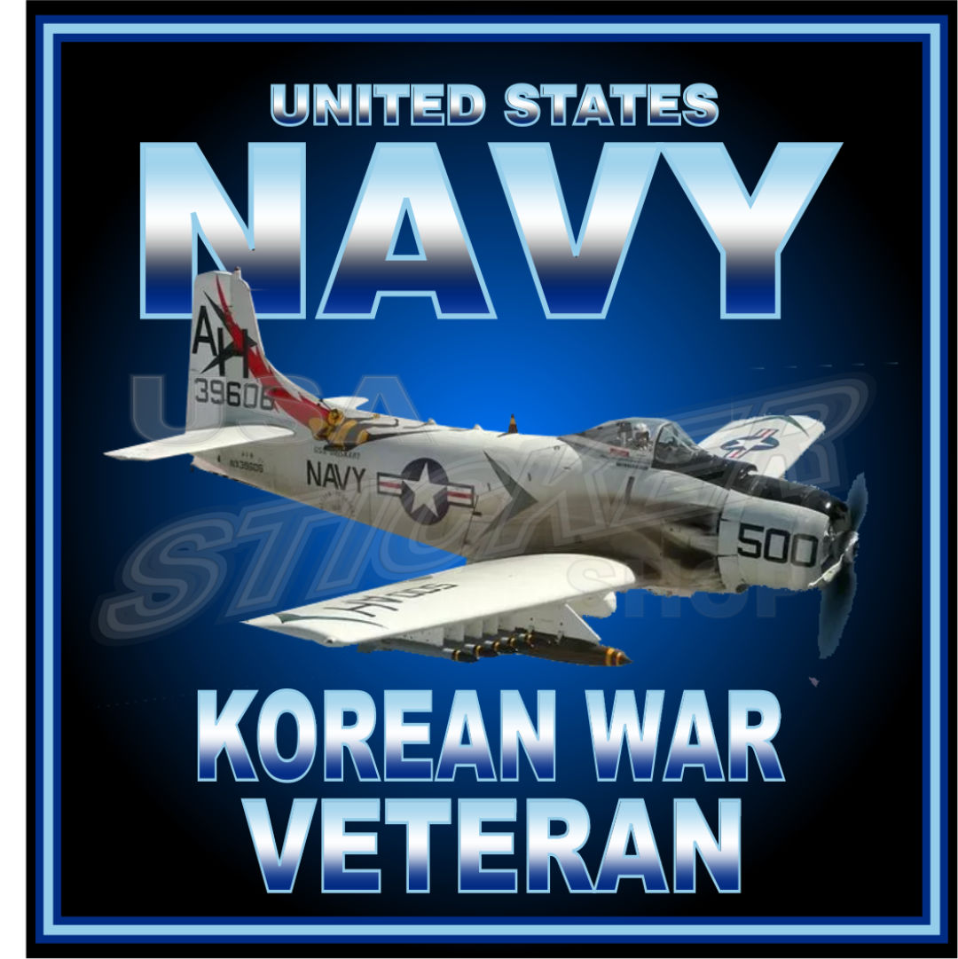 korean war navy veteran embroidery