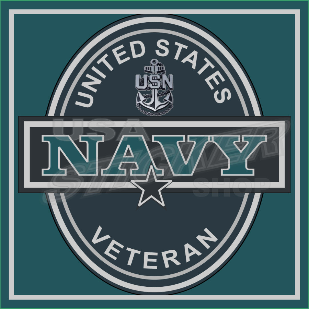 Download U.S. Navy Veteran Sticker - USA Military Stickers and ...