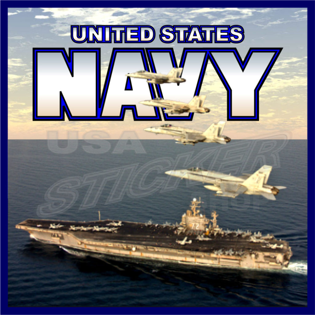 U.S. Navy USS Abe Lincoln - USA Military Stickers and Custom Design Decals