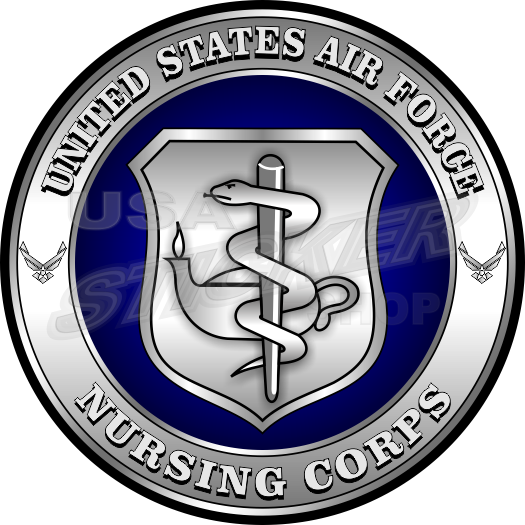 U.S. Air Force Nursing Corps – Round - Item #AF-210 - USA Military ...